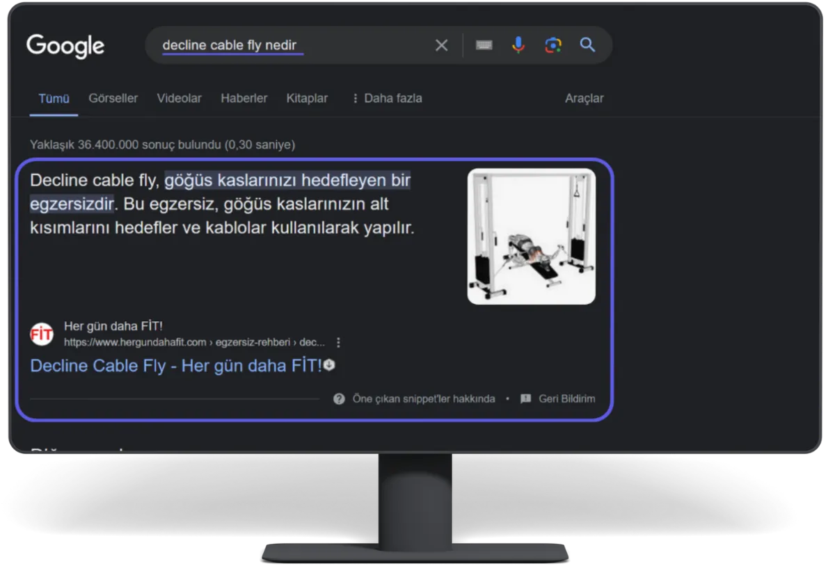 SEO danışmanlığı örnek 1