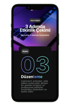 üç adımda etkinlik çekimi 3