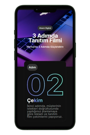 üç adımda reklam ve tanıtım filmi 2