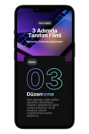 üç adımda reklam ve tanıtım filmi 3