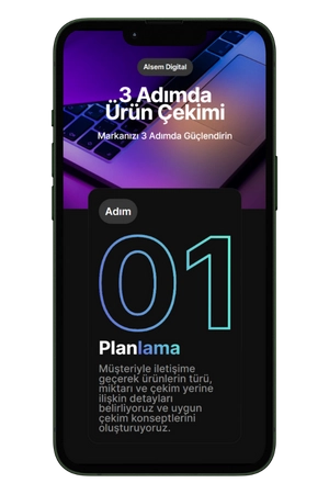 üç adımda ürün çekimi 1