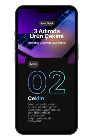 üç adımda ürün çekimi 2